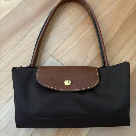 Longchamp Le Pliage Original M Tote Bag in Brown Ebony - Picture 9 of 9